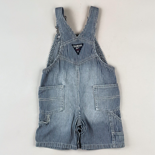 OshKosh Hickory Stripe Shortalls