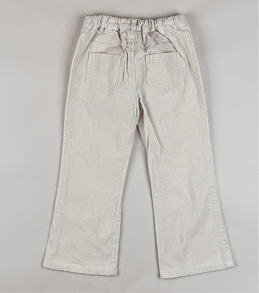Corduroy Pants with Embroidery