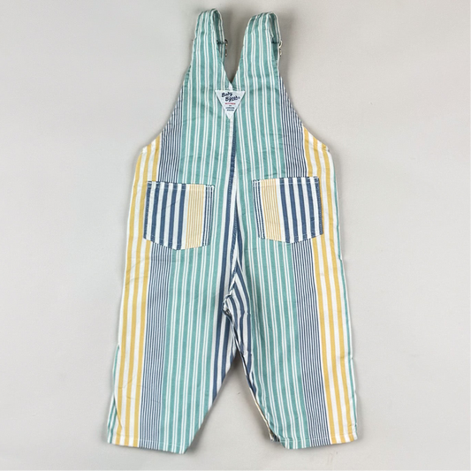 Striped Vintage Overalls