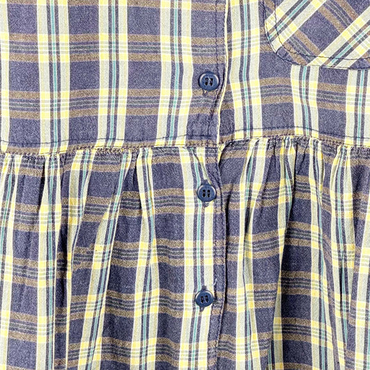 Dresss in blue and yellow