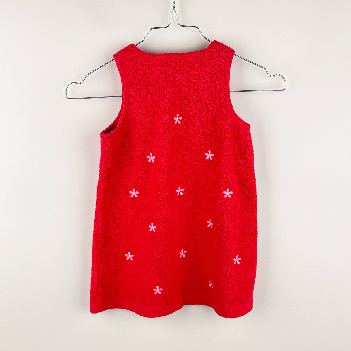Fleece Dress with Embroidery