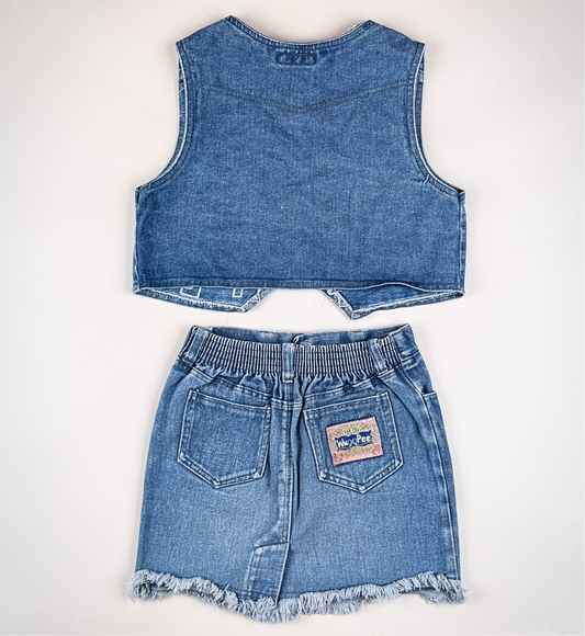 Matching Vintage Denim Set