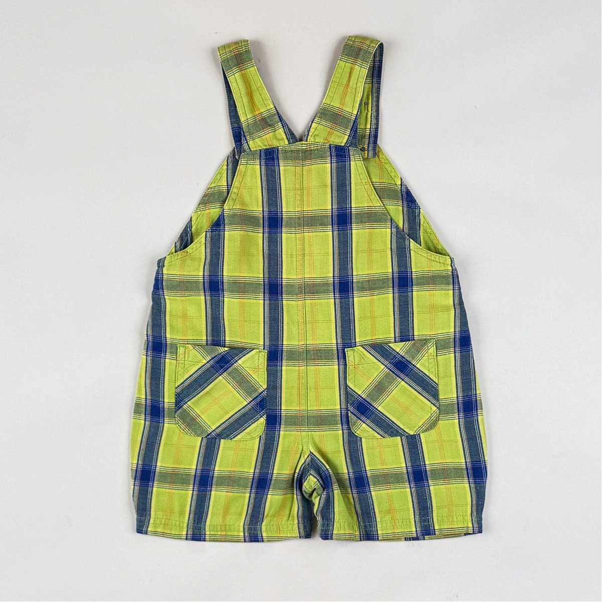 Checkered Vintage Shortalls