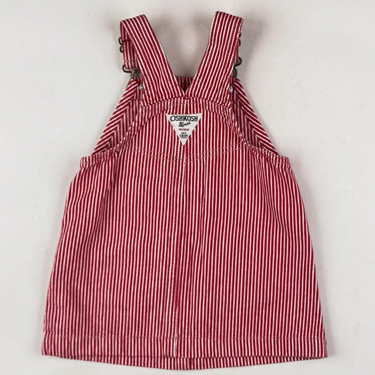 Red OshKosh Hickory Stripe Dress