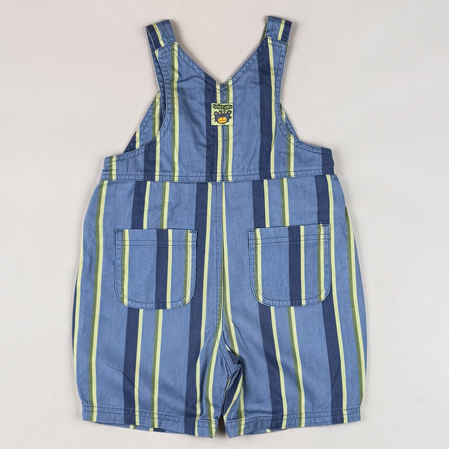 Striped Vintage shortalls