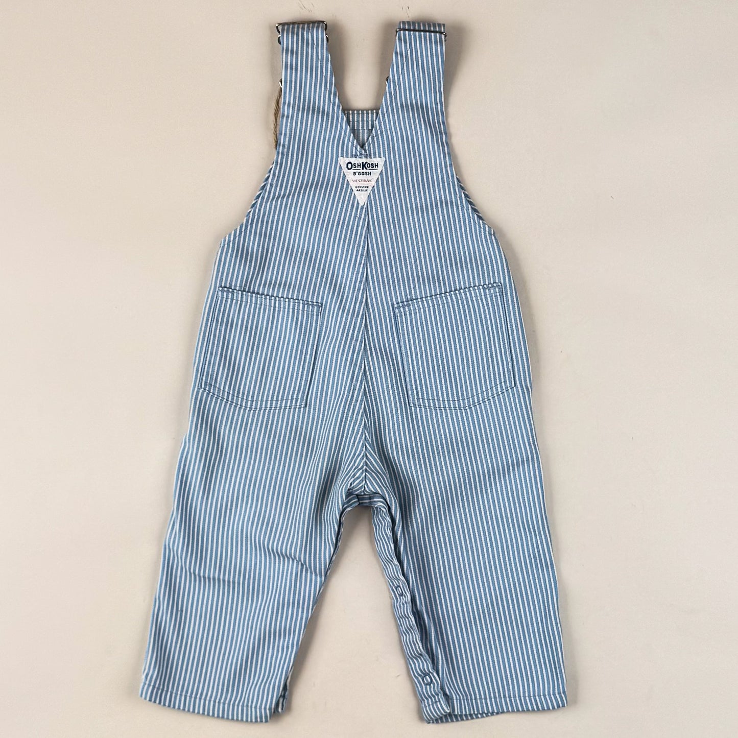 Vintage OshKosh Hickory Stripe Overalls