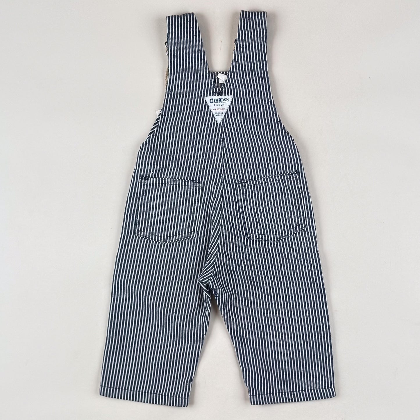 Vintage OshKosh Hickory Striped Overalls