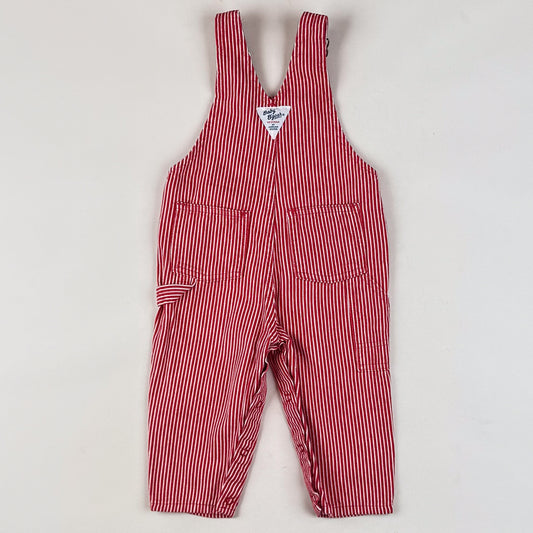 Vintage OshKosh Hickory Striped Overalls