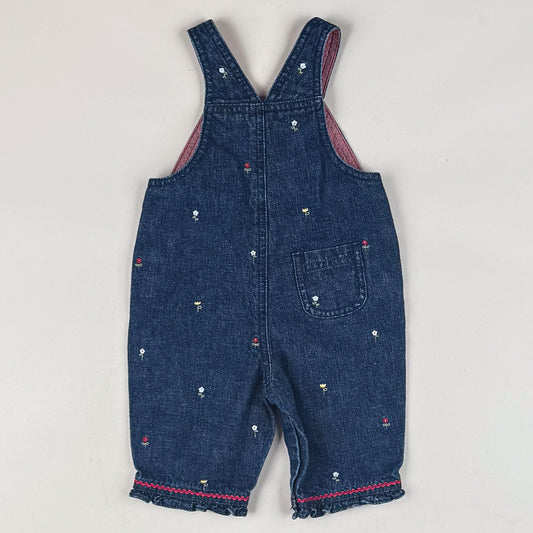 Vintage Overalls with Embroidery