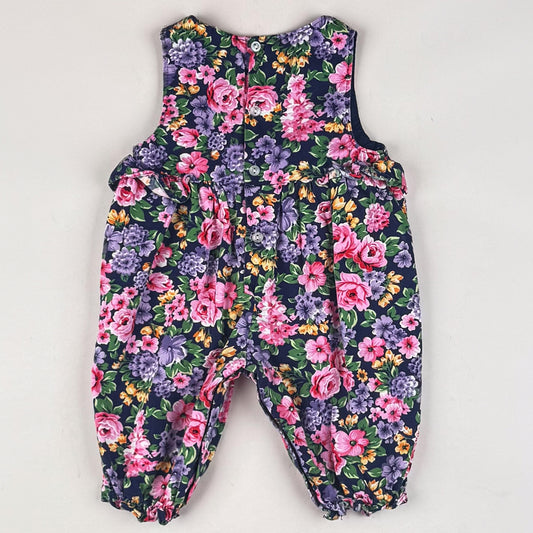 Vintage Floral Overalls