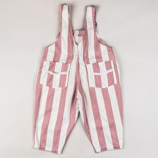 Striped Vintage Overalls