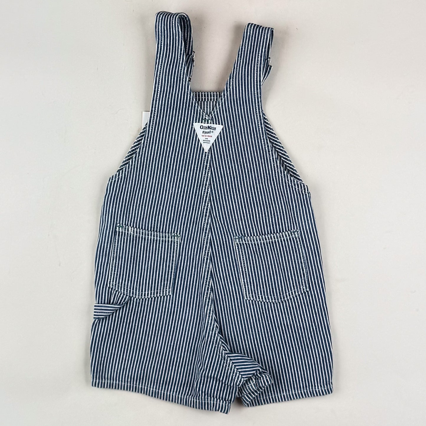 Vintage OshKosh Hickory Stripe Shortalls