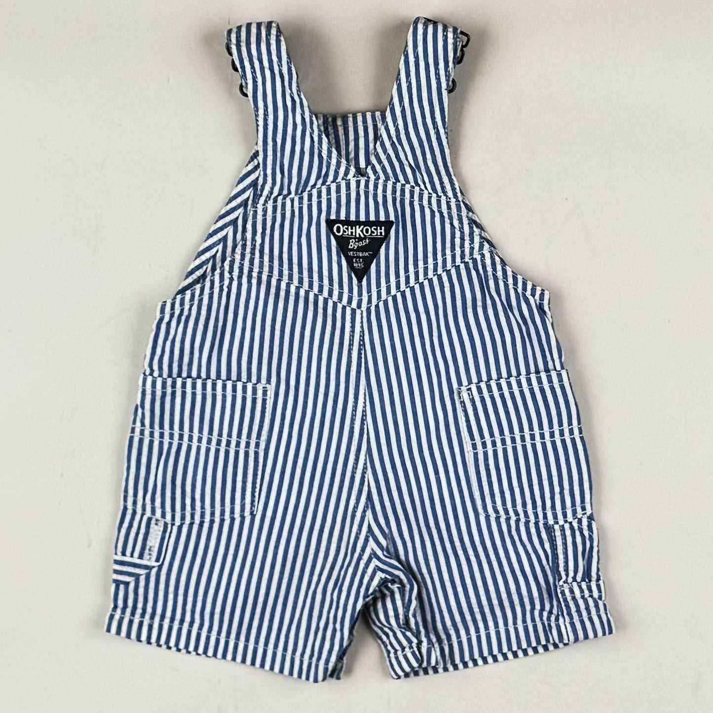 OshKosh Hickory Stripe Shortalls