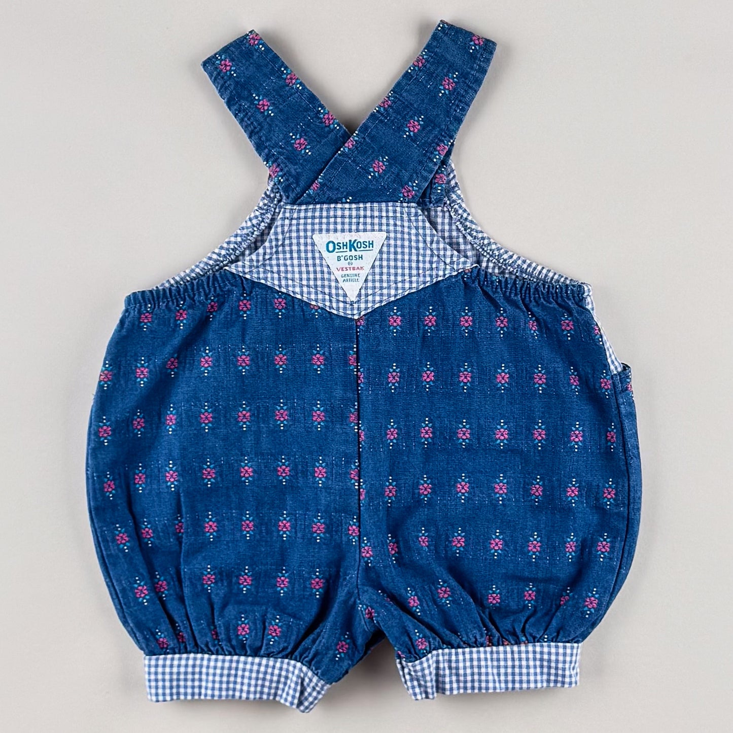 Vintage OshKosh Shortalls with Embroidery
