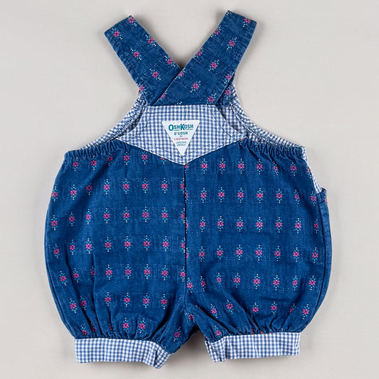 Vintage OshKosh Shortalls with Embroidery