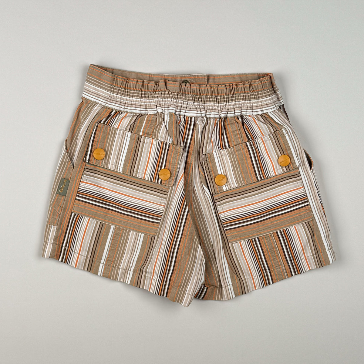 Striped Denimshort