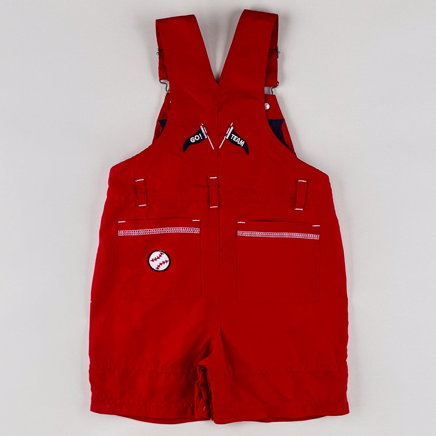 Vintage Shortalls with Embroidery