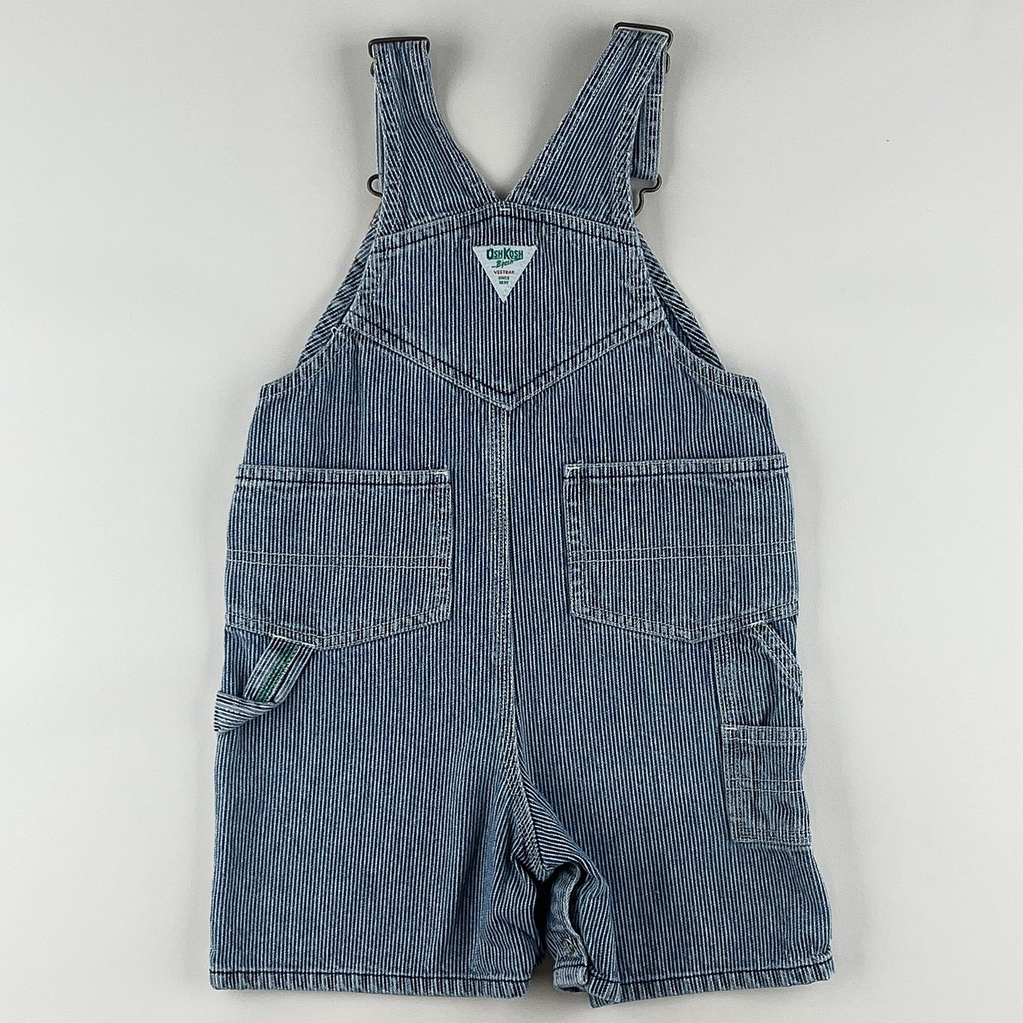 Vintage OshKosh Hickory Stripe Shortalls