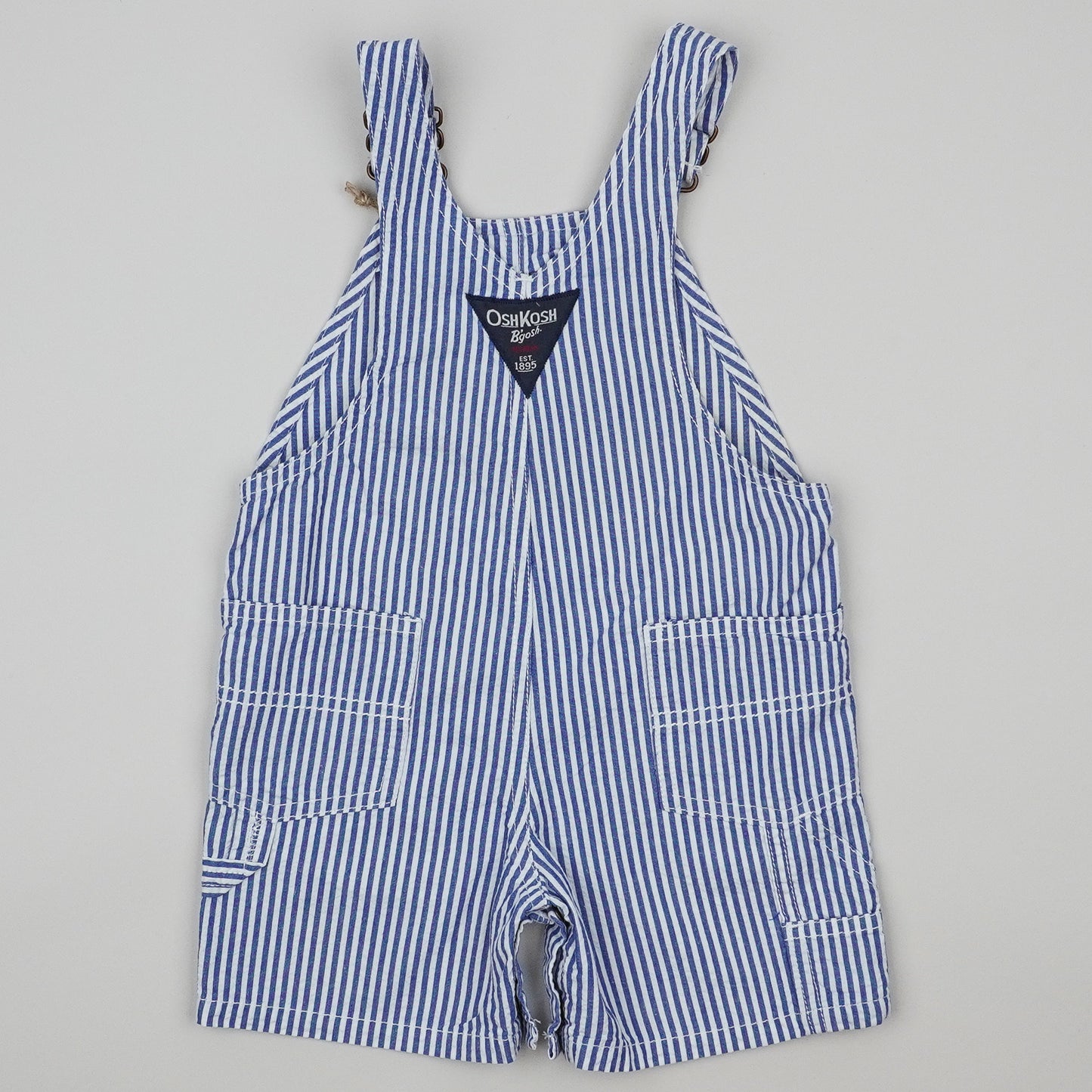 Vintage OshKosh Hickory Stripe Shortalls