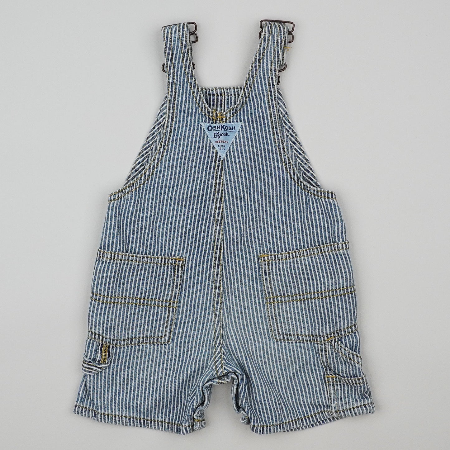 OshKosh Hickory Stripe Shotalls