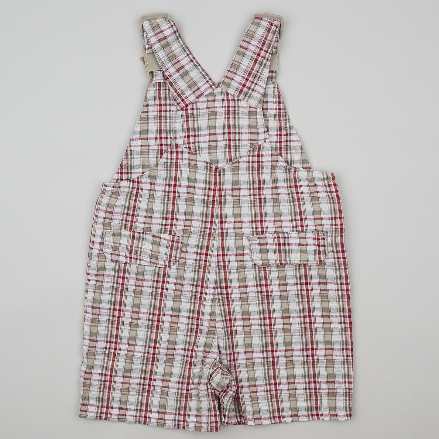 Vintage Shortalls with Embroidery and Patches