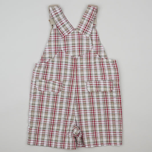 Vintage Shortalls with Embroidery and Patches