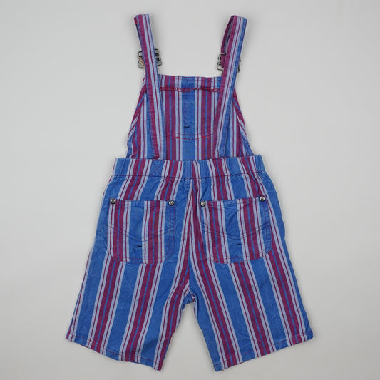 Vintage Striped Shortalls