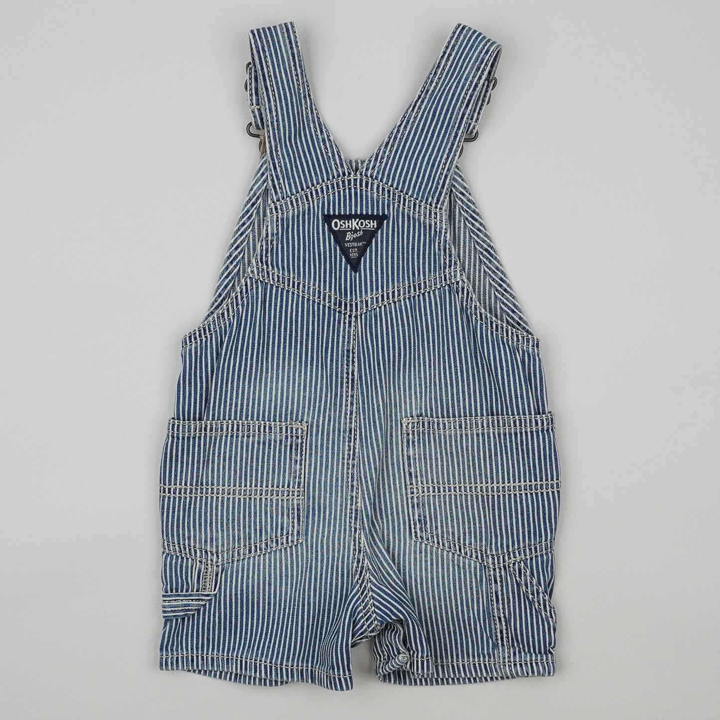 OshKosh Hickory Stripe Shortalls