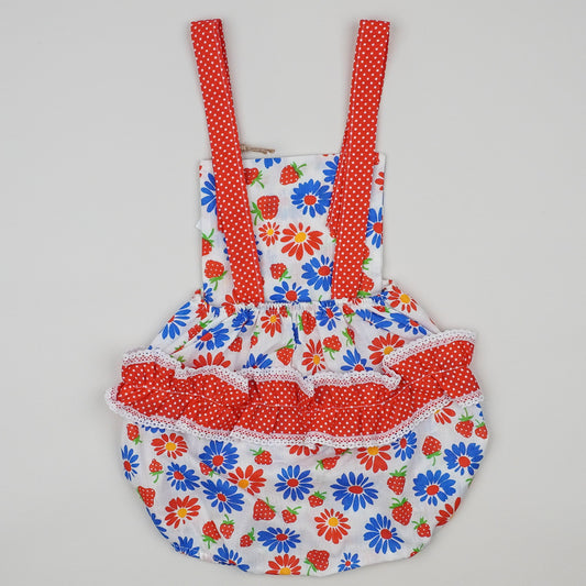 Vintage Floral Shortalls