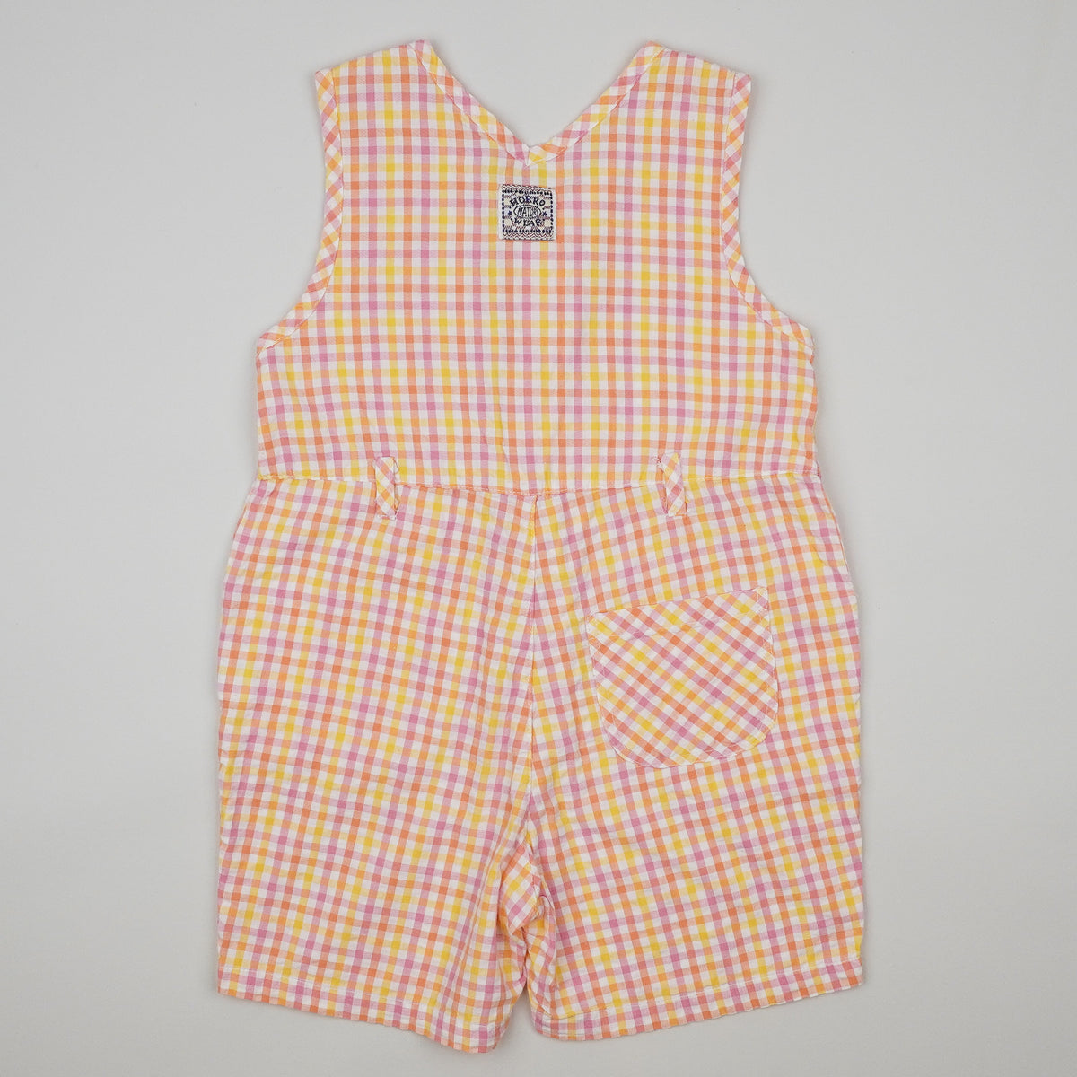 Vintage Checkered Jumpsuit