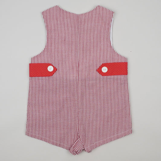 Vintage Shortalls with Embroidery