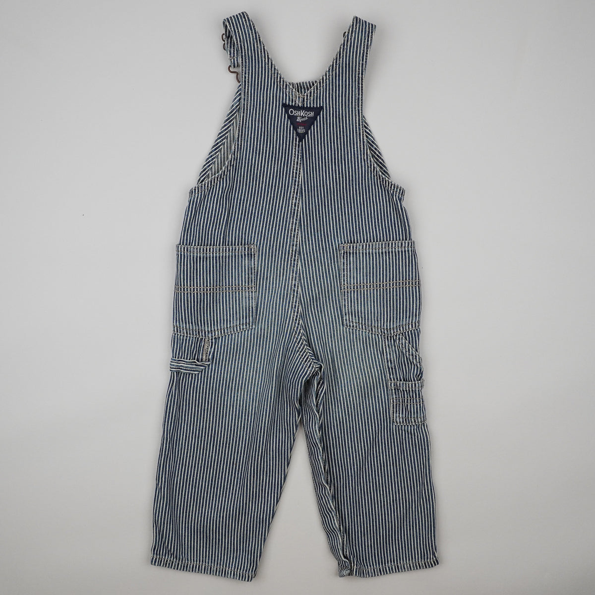 OshKosh Hickory Stripe Overalls