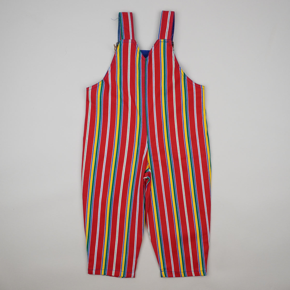 Vintage Striped Overalls
