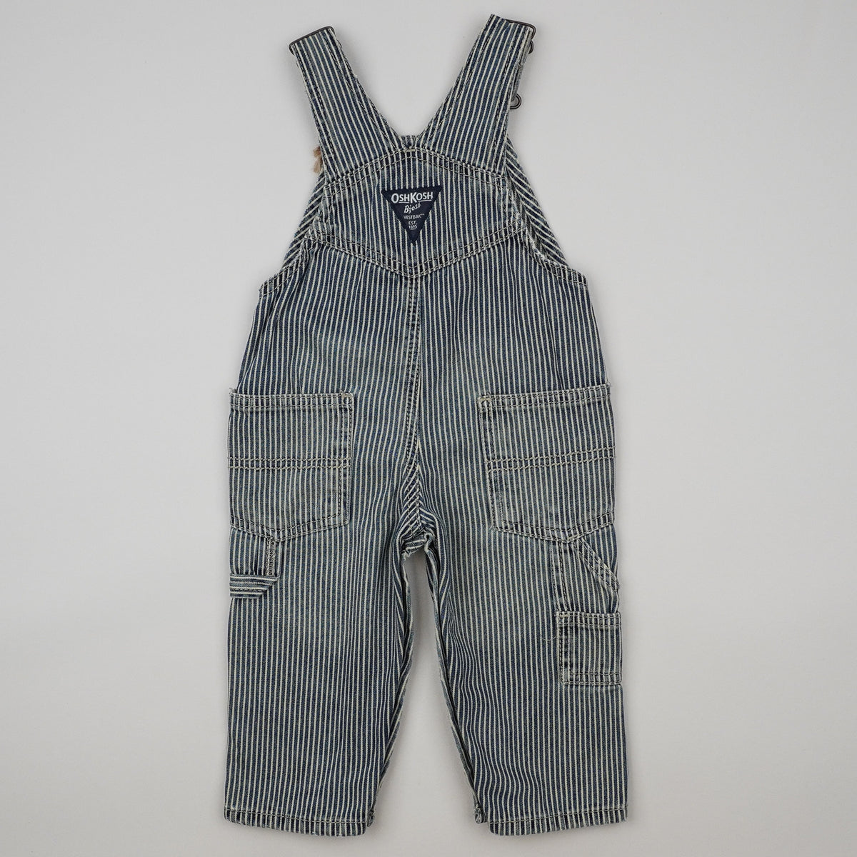OshKosh Hickory Stripe Overalls