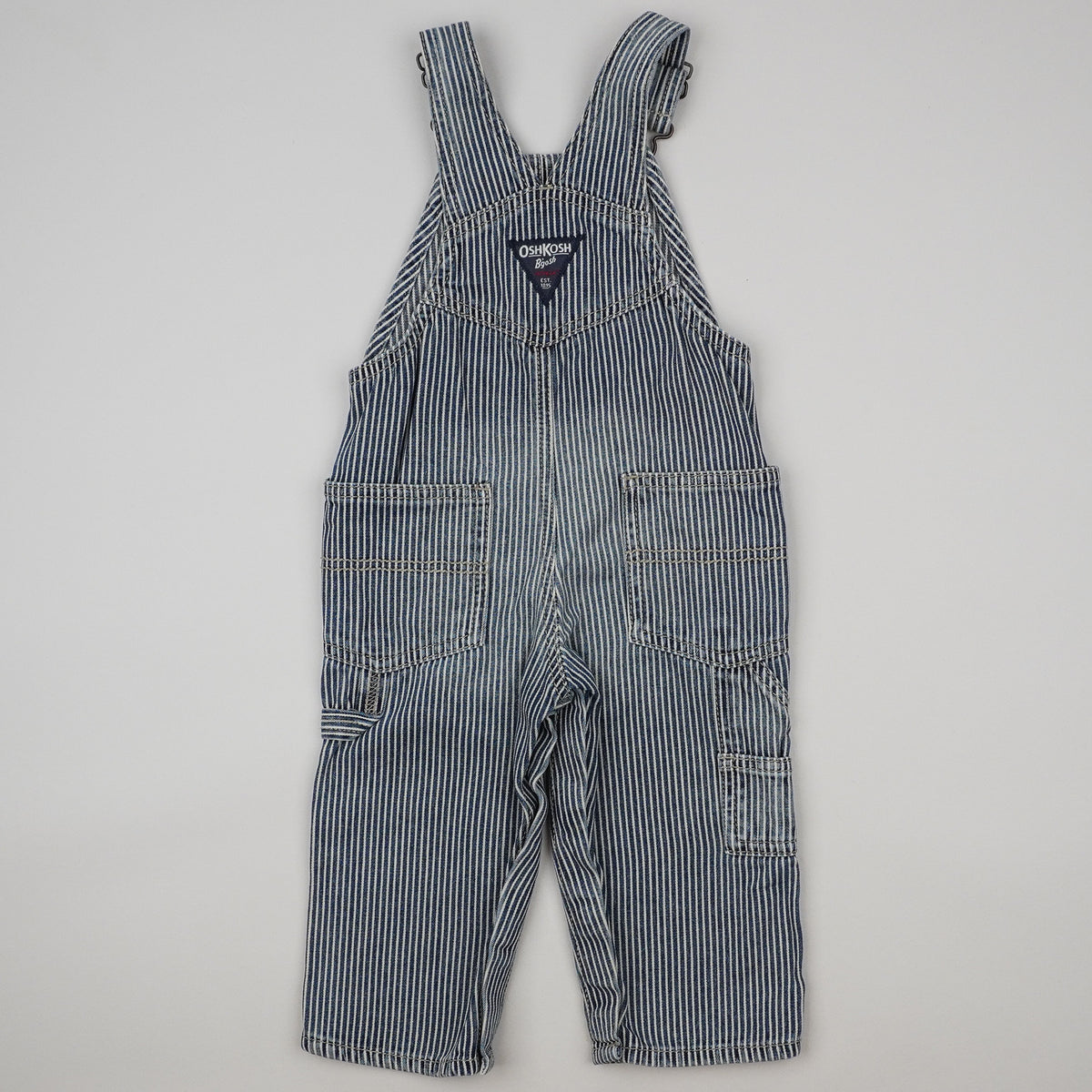 OshKosh Hickory Stripe Overalls