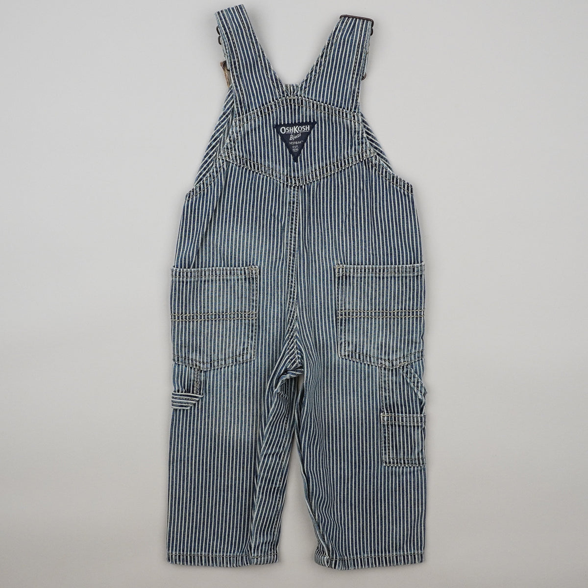OshKosh Hickory Stripe Overalls