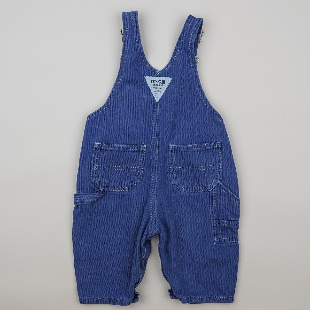 Vintage OshKosh Hickory Stripe Overalls