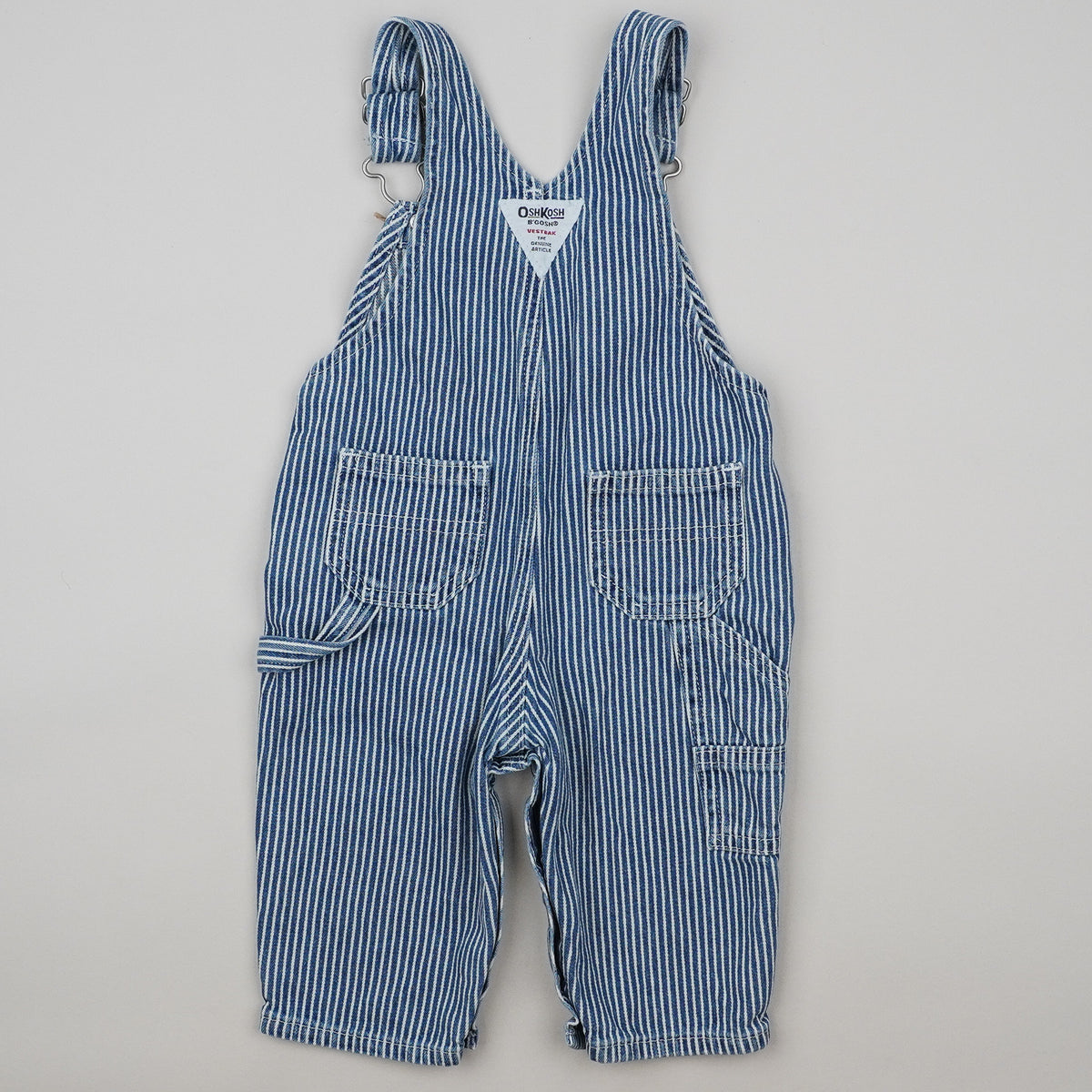 Vintage OshKosh Hickory Stripe Overalls