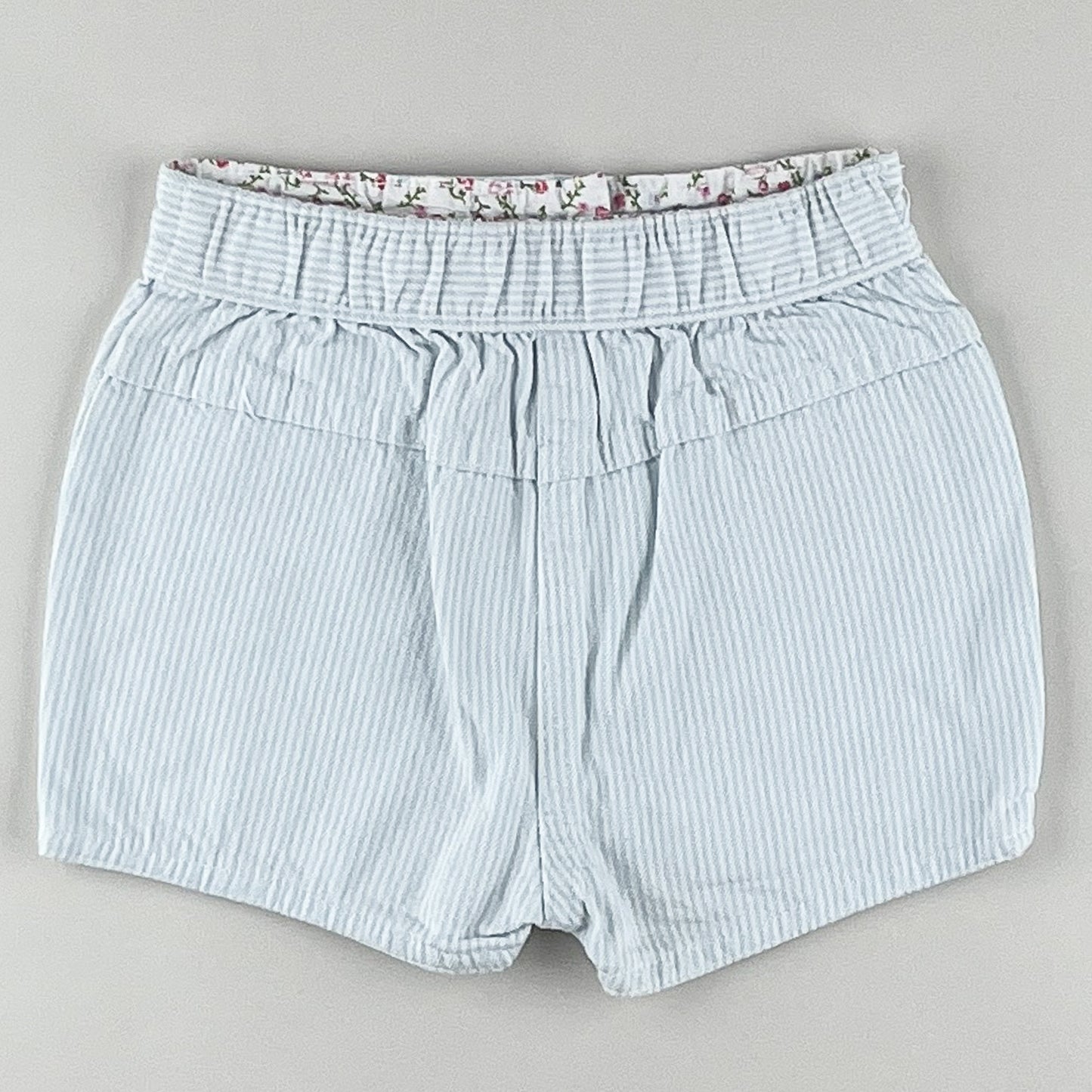 Cherokee Striped Shorts with Embroidery
