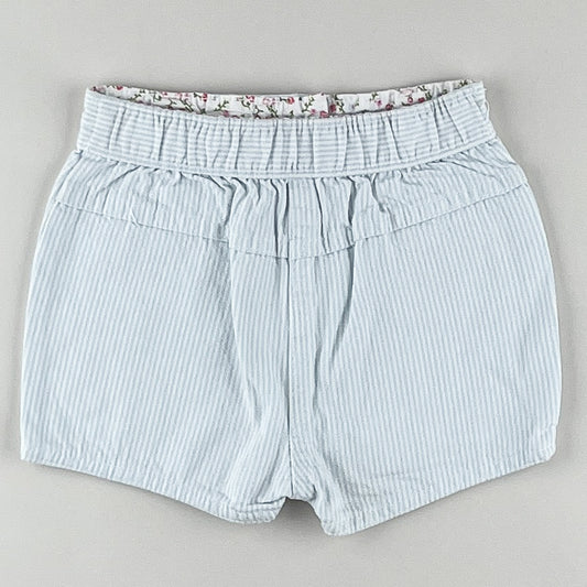 Cherokee Striped Shorts with Embroidery
