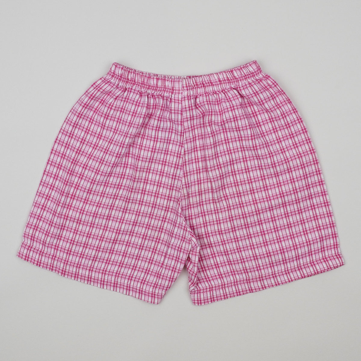 Vintage Pink Checkered Shorts