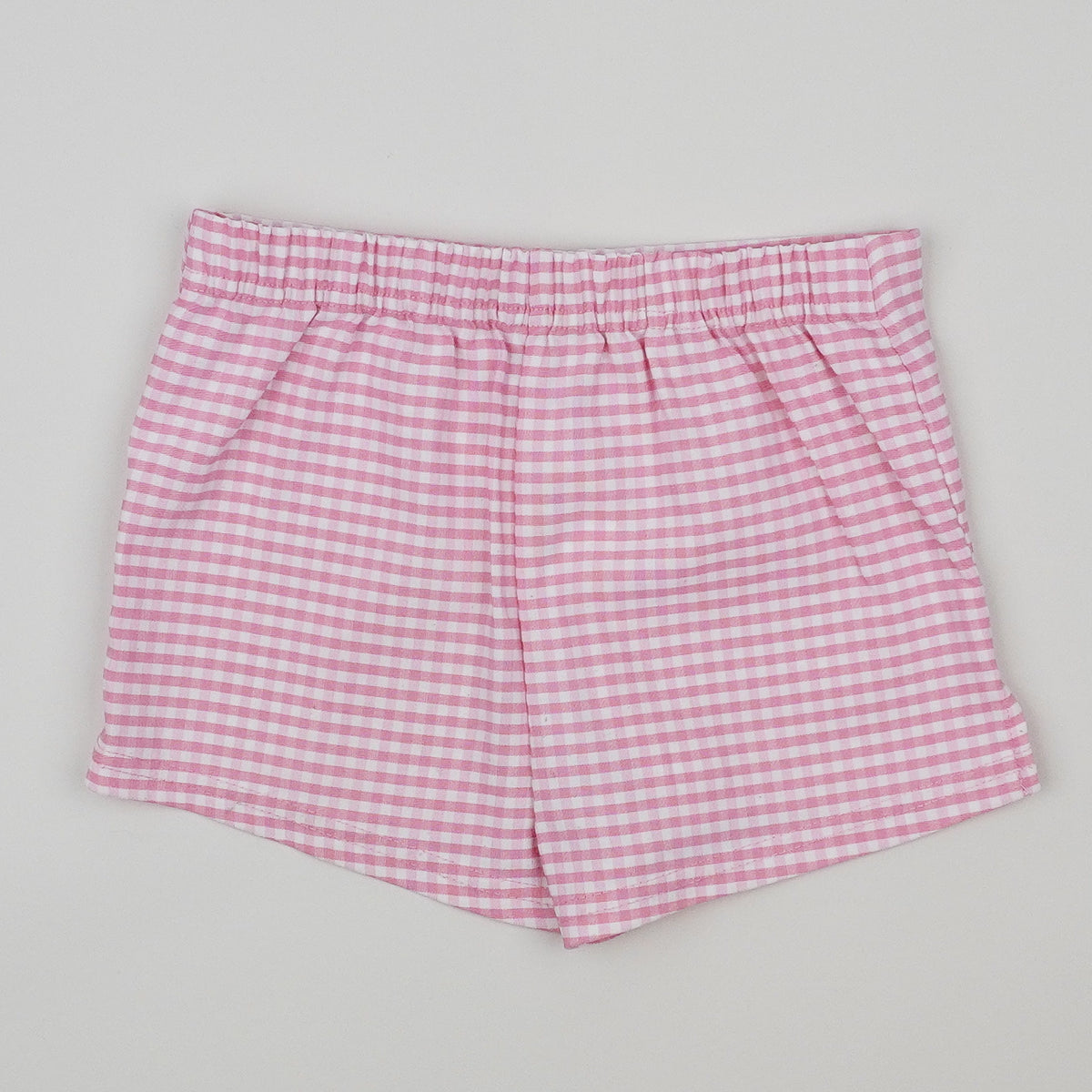 Vintage Pink Checkered Shorts