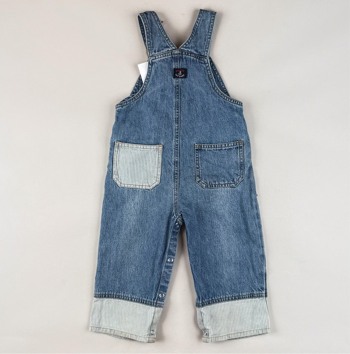 Overalls with Stripes