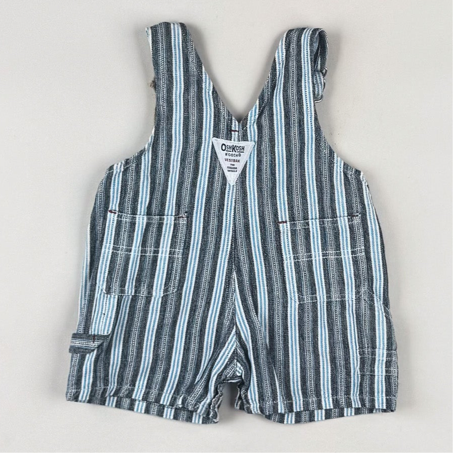 Striped Vintage OshKosh Shortalls