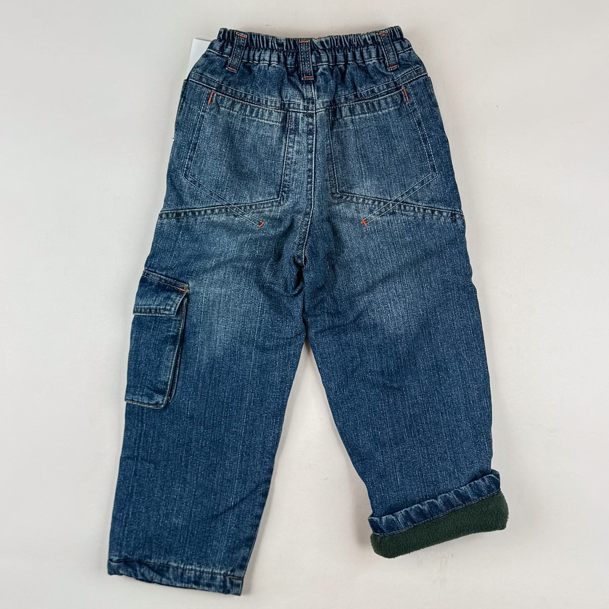 Lined Cargo Jeans