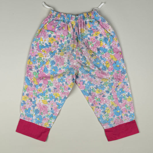 Vintage Floral Baggy Pants