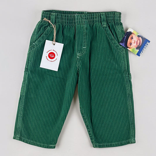 NWT Vintage OshKosh Striped Carpenter Jeans