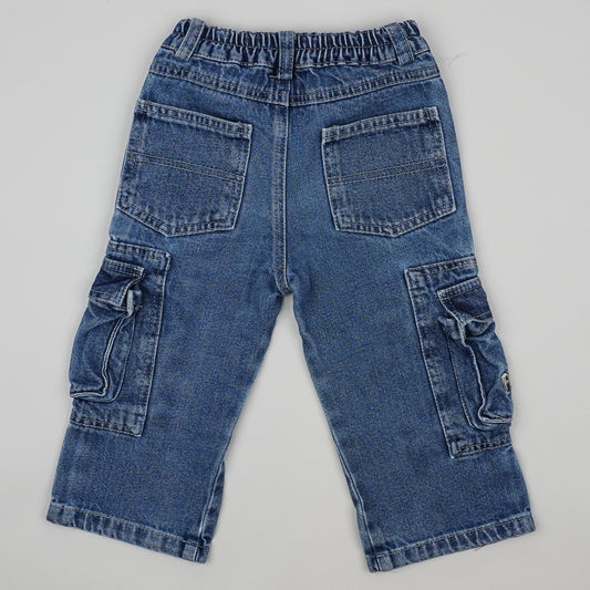 Vintage Cargo Jeans with The Flintstones
