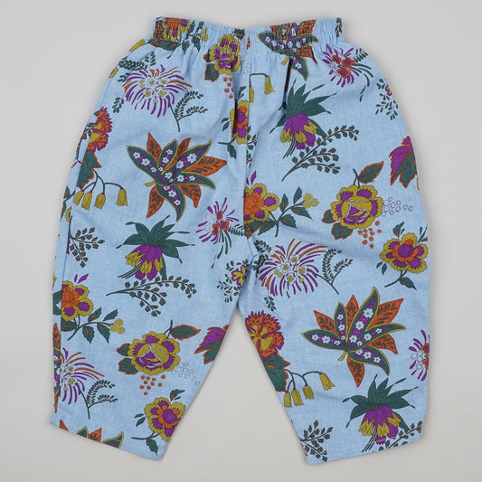 Vintage Floral Baggy Pants