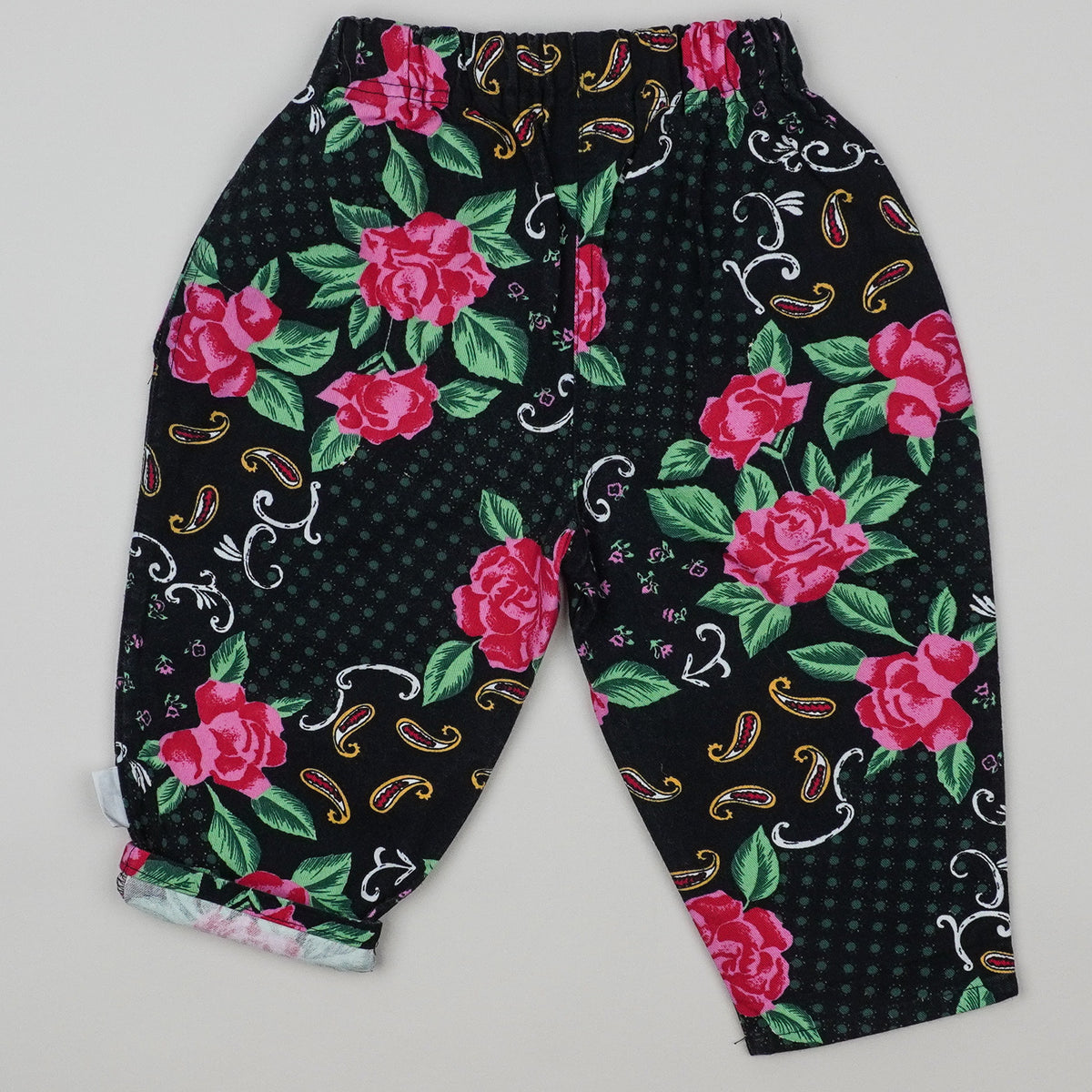 Vintage Floral Baggy Pants